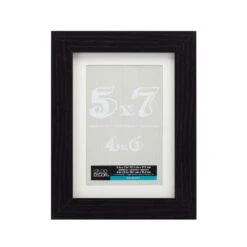 8 Pack: Black Belmont Frame With Mat By Studio Décor® -Optima Home Decor Store MP467527 1