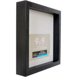 8 Pack: Black Belmont 9" X 9" Shadowbox By Studio Décor® -Optima Home Decor Store MP468367 3