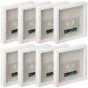 8 Pack: White 9" X 9" Belmont Shadow Box By Studio Décor® 1 8 Pack: White 9" X 9" Belmont Shadow Box By Studio Décor® -Optima Home Decor Store MP468371 40