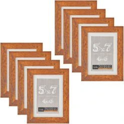 8 Pack: Honey Frame With Mat, Belmont By Studio Décor® -Optima Home Decor Store MP488402 40