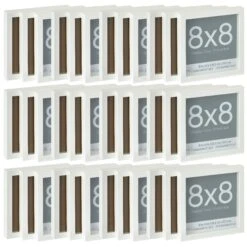 12 Packs: 3 Ct. (36 Total) White 8" X 8" Shadow Boxes, Fundamentals By Studio Décor®
