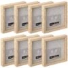 8 Pack: Blonde 9" X 9" Belmont Shadow Box By Studio Décor® -Optima Home Decor Store MP505945 40