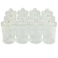 6 Packs: 12 Ct. (72 Total) Mini Glass Jars With Lids By Celebrate It™ -Optima Home Decor Store MP536606 1