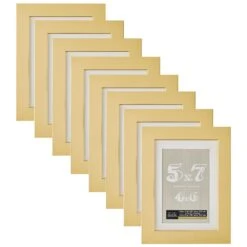 8 Pack: Gold Metallic Frame With Mat, Belmont By Studio Décor®