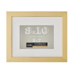 8 Pack: Gold Metallic Frame With Mat, Belmont By Studio Décor® -Optima Home Decor Store MP574231 30