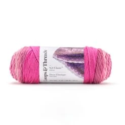 12 Pack: Soft Classic™ Ombre Yarn By Loops & Threads®